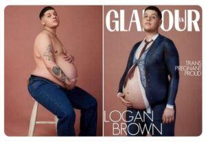 Une de Glamour homme enceint