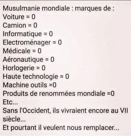 Production mondiale du génie musulman