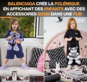 Pub Balenciaga - du BDSM avec des enfants