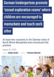 Pratique de la masturbation mutuelle en crèches