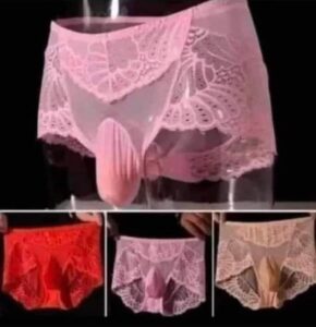 Slips dentelles homme