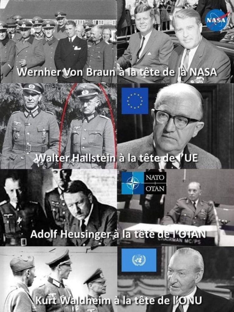 Mosaique nazis onu otan nasa UE