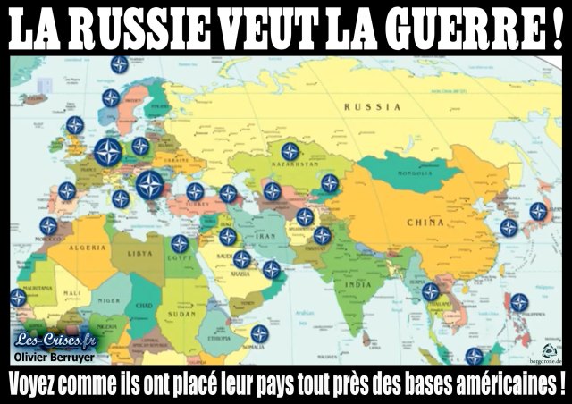 La russie veut la guerre la preuve